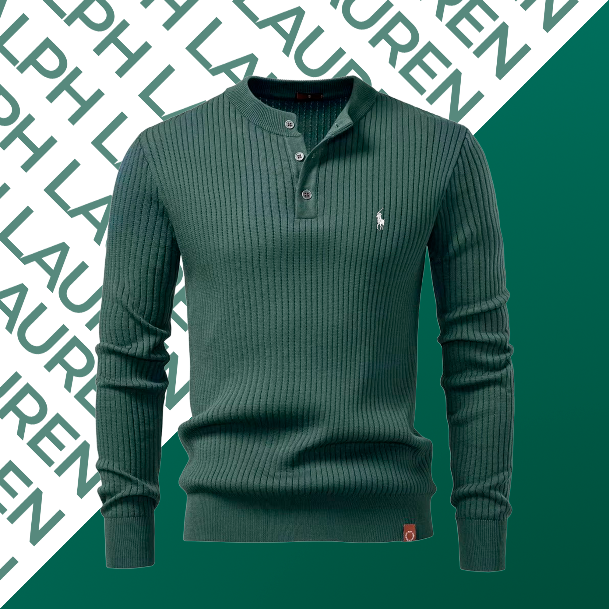 Pull en maille côtelée royale