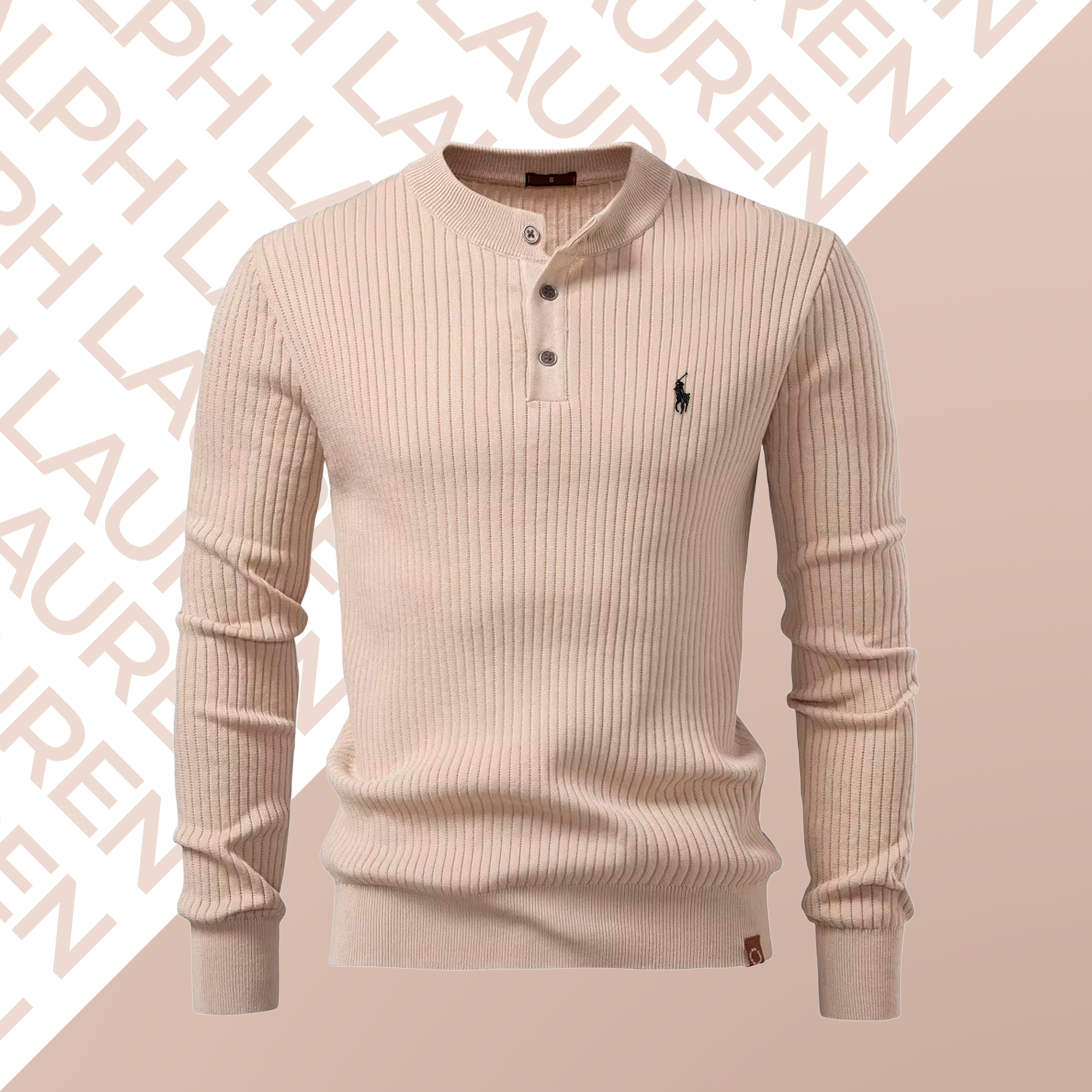 Pull en maille côtelée royale 